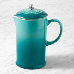 Le Creuset Café Stoneware French Press, Riviera