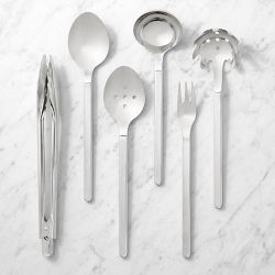 Williams Sonoma Extension Stainless-Steel Prep and Serve Utensils, Set of 6