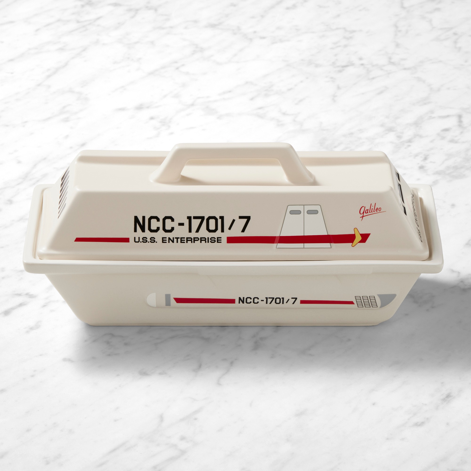 Le Creuset x Star Trek Galileo Shuttlecraft Rectangular Covered Baker, 2.5-Qt simolary.com 5 Le Creuset x Star Trek Galileo Shuttlecraft Rectangular Covered Baker, 2.5-Qt Simolary simolary.com 5