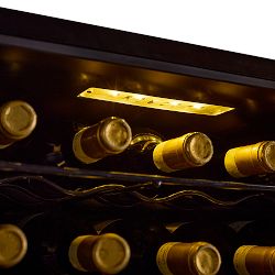 Wine Enthusiast 33-Bottle Wine Refrigerator with Upright Bottle Storage