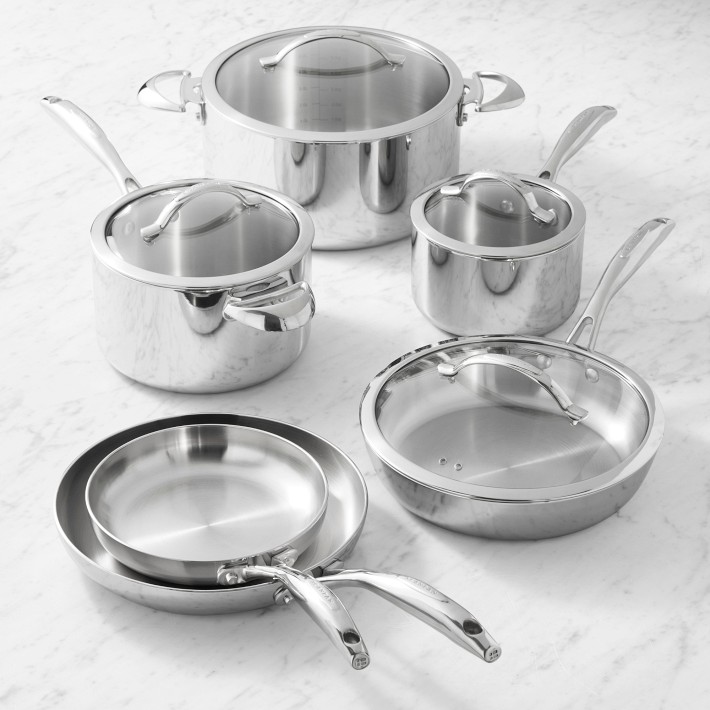 SCANPAN HaptIQ Nonstick 10-Piece Cookware Set | Williams Sonoma
