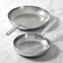 SCANPAN® TSS+ S Stainless-Steel Fry Pan, Set of 2