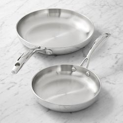 SCANPAN® HaptIQ S Stainless-Steel Fry Pan, Set of 2