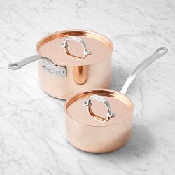 Samuel Groves Copper SaucePan Set, 1.5-Qt. & 3-Qt.