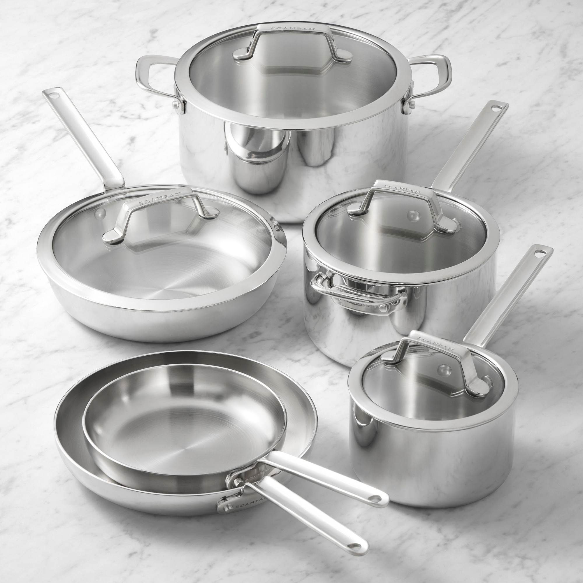 SCANPAN TSS+ S Stainless-Steel 10-Piece Cookware Set simolary.com 5 SCANPAN TSS+ S Stainless-Steel 10-Piece Cookware Set Simolary simolary.com 5