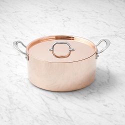 Samuel Groves Copper Stockpot, 6-Qt.