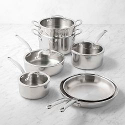 GreenPan™ Premiere Stainless-Steel 11-Piece Cookware Set