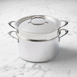 Hestan NanoBond® Titanium Stainless-Steel Stockpot with Pasta Insert, 8-Qt.