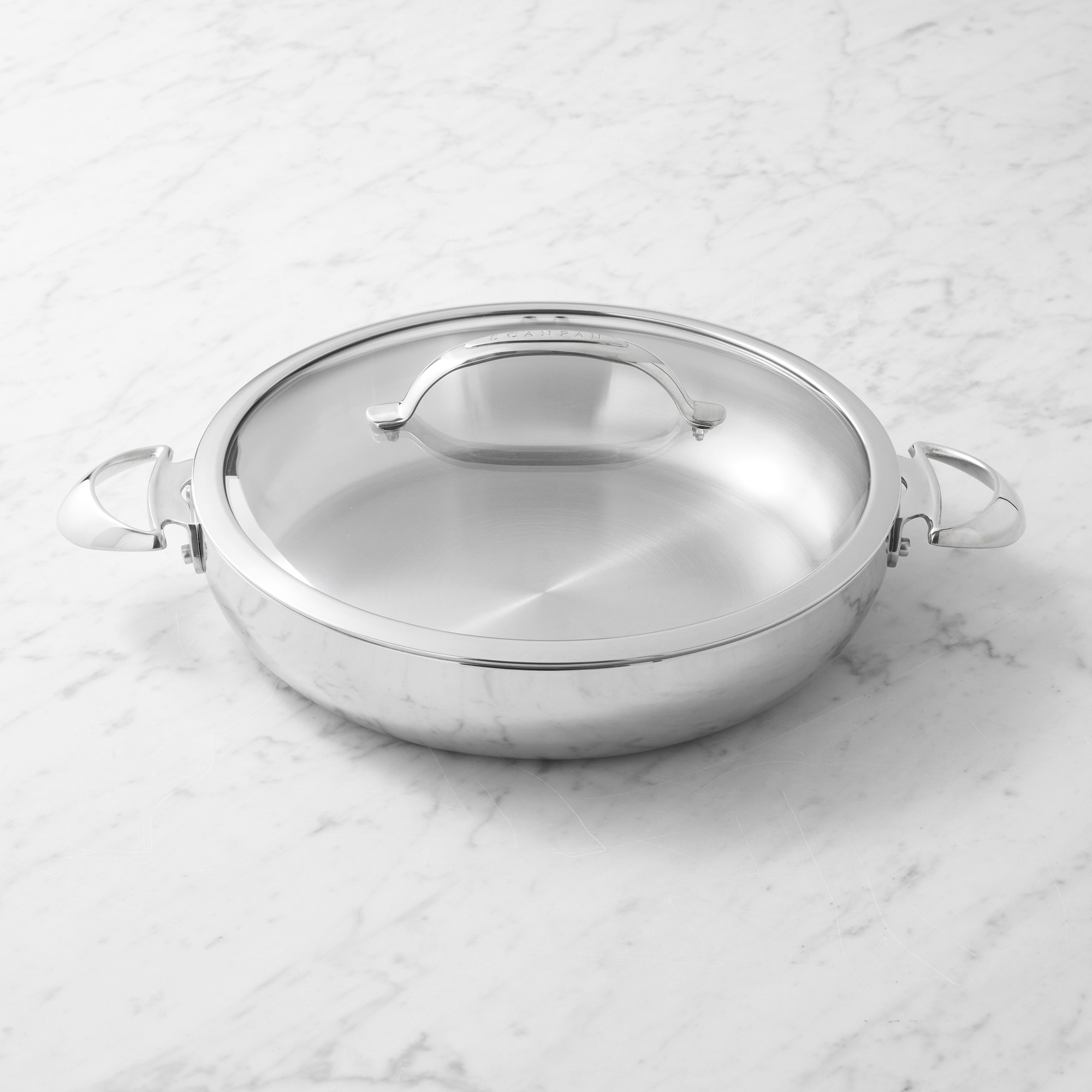 SCANPAN HaptIQ S Stainless-Steel Chefs Pan, 5.5-Qt Sansujyuku sansujyuku.com