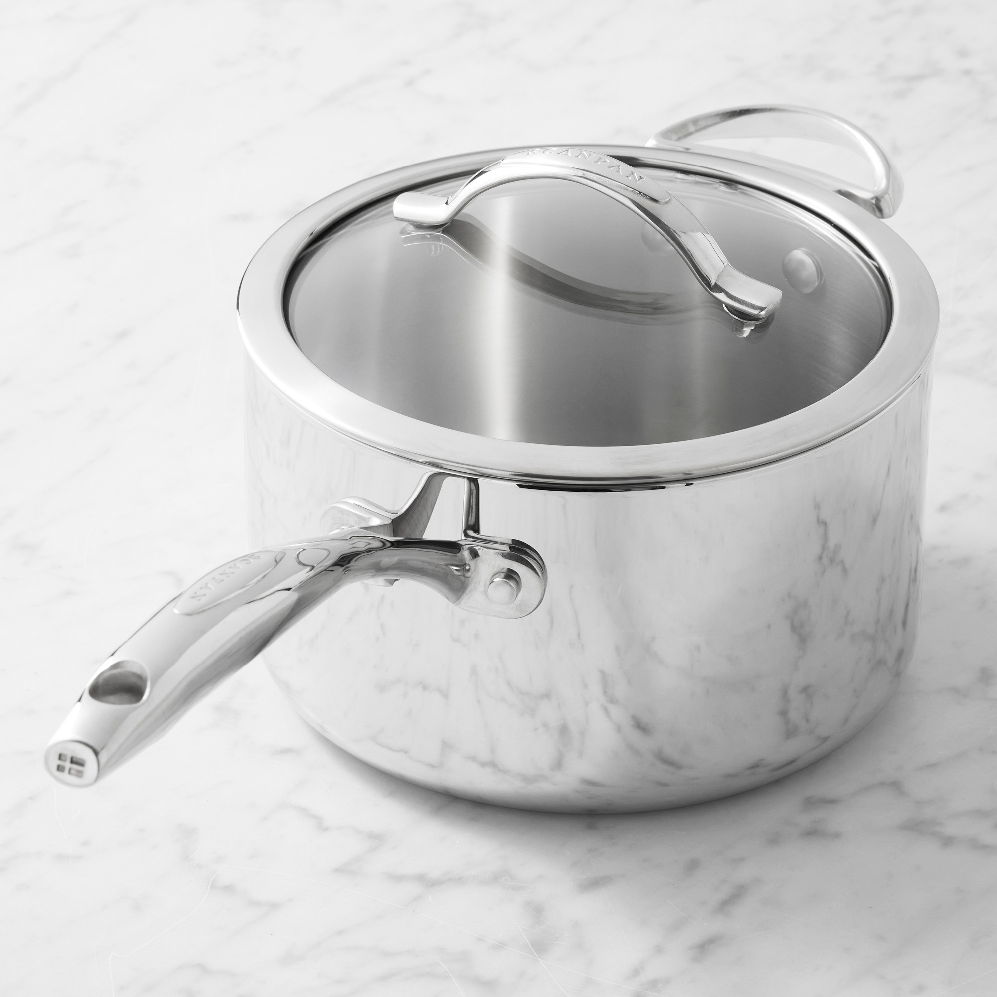 SCANPAN HaptIQ S Stainless-Steel Saucepan Sansujyuku sansujyuku.com