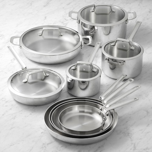 SCANPAN TSS+ S Stainless-Steel 15-Piece Cookware Set Simolary simolary.com