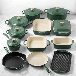 Le Creuset Signature Mixed Material 18-Piece Cookware & Bakeware Set, Foret