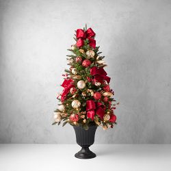 Faux Twas the Night Outdoor Tree 4'