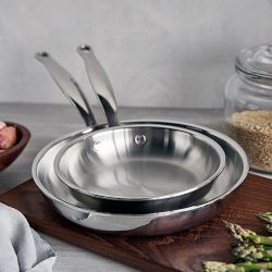 GreenPan™ Premiere Stainless-Steel Fry Pan, Set of 2