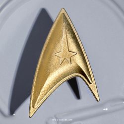 Le Creuset x Star Trek Starfleet Delta Knob, Light Gold