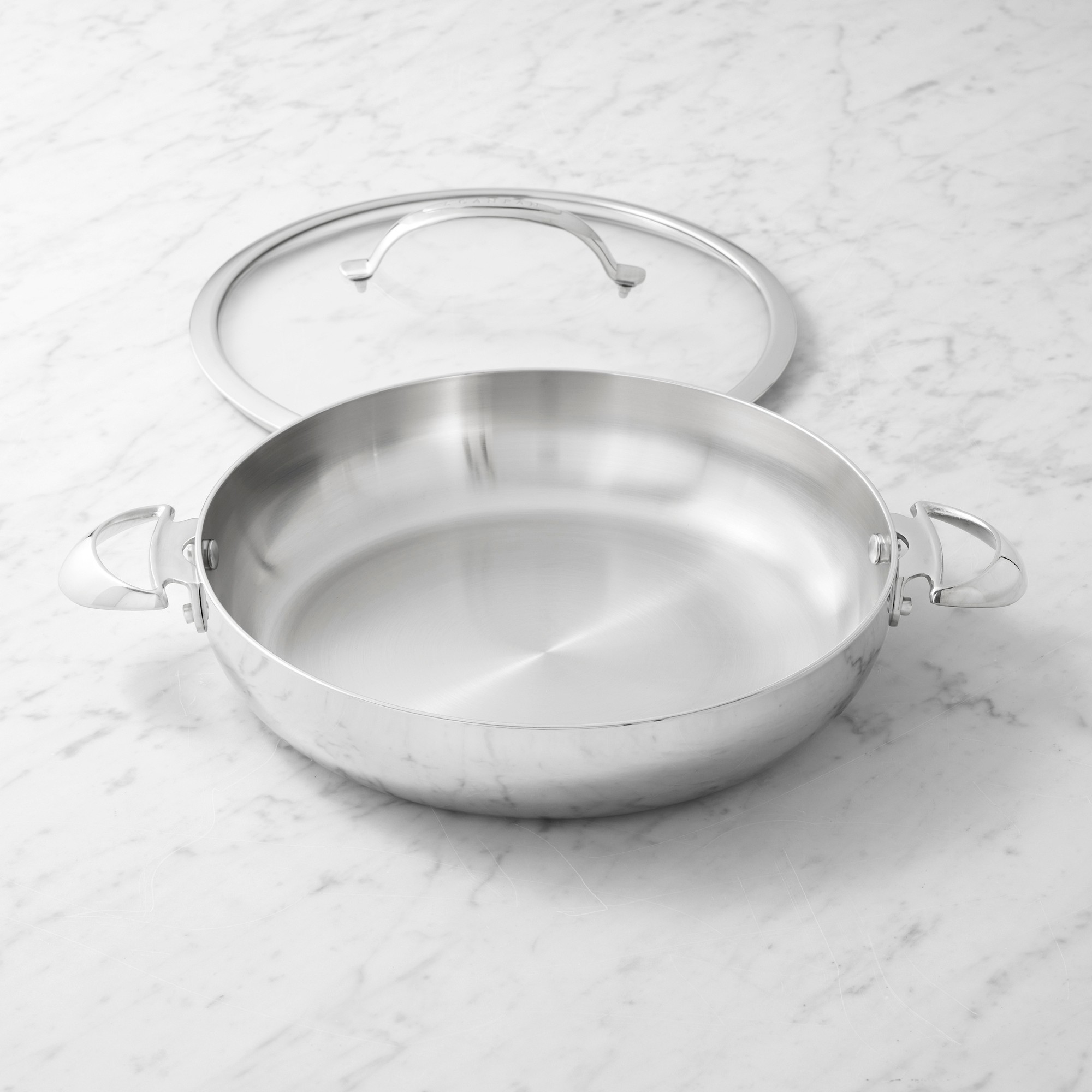 SCANPAN HaptIQ S Stainless-Steel Chefs Pan, 5.5-Qt Sansujyuku sansujyuku.com