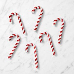 Beaded Candy Cane Table Scatter, Set of 6