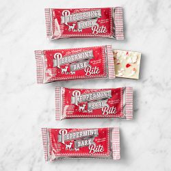 Williams Sonoma Peppermint Bark Bites, Set of 4