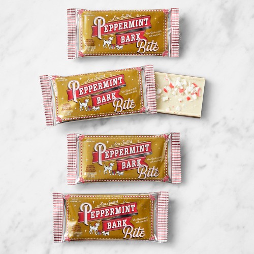 Williams Sonoma Salted Peppermint Bark Bites, Set of 4
