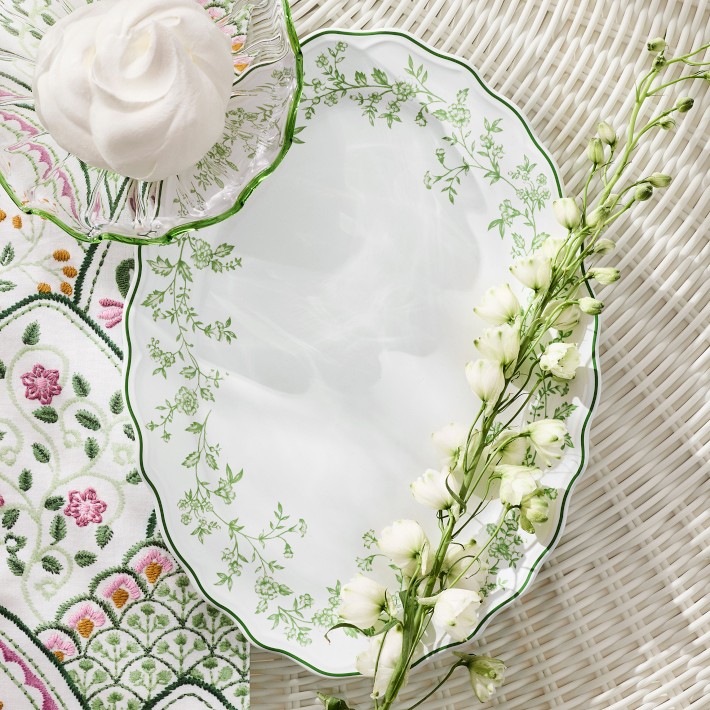 AERIN x Williams Sonoma Meadow Lace Platter | Williams Sonoma