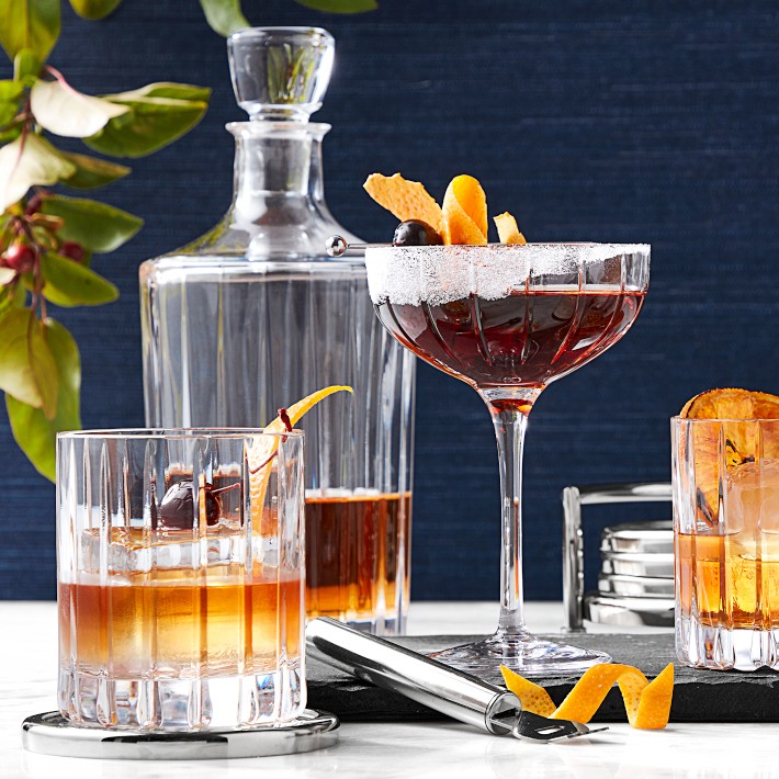 Dorset Crystal Single Old-Fashioned Glasses | Williams Sonoma