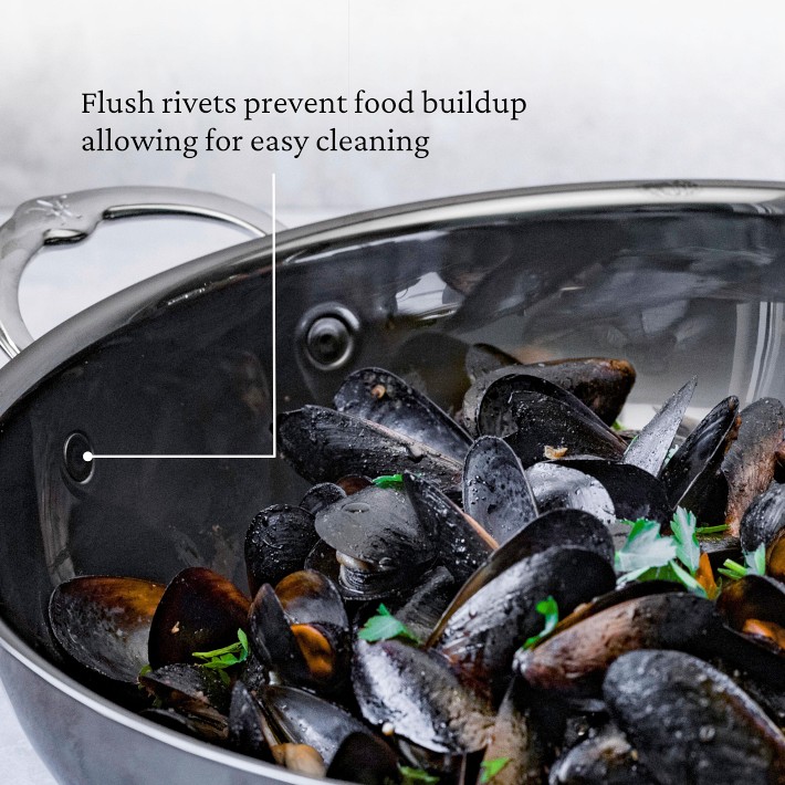 Hestan Nanobond™ Stainless-Steel Wok with Lid | Williams Sonoma