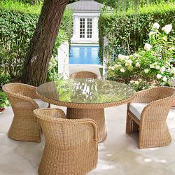 AERIN x Williams Sonoma Home East Hampton Dining Table (60")