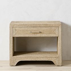 Point Reyes 1-Drawer Woven Nightstand (32")