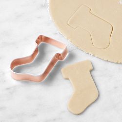 Williams Sonoma Copper Cookie Cutter, Stocking