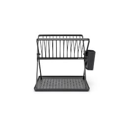 Brabantia Foldable Dish Rack, Dark Gray