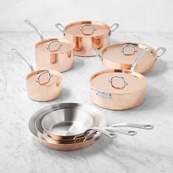 Samuel Groves Copper-Clad 13-Piece Cookware Set | Williams Sonoma