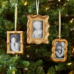 AERIN x Williams Sonoma Home Gold Mini Frame Ornaments
