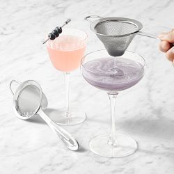 Williams Sonoma Stainless-Steel Conical Strainers, Set of 2