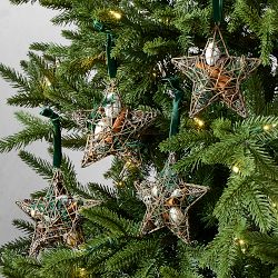 Williams Sonoma Winter Forest Potpourri Ornaments, Set of 4