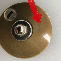 OPEN BOX: CHIP AND DENT Harvey Cordless Sconce, Single, Antique Brass