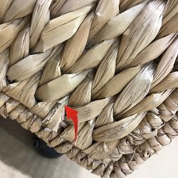 OPEN BOX: Laundry Hamper, Large, Seagrass