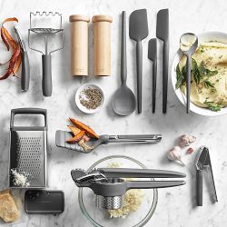 Williams Sonoma Prep Tools Silicone Mini Spoonula and Jar Scraper Set