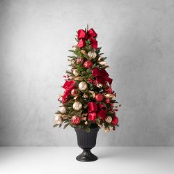 Faux Twas the Night Outdoor Tree, 4'