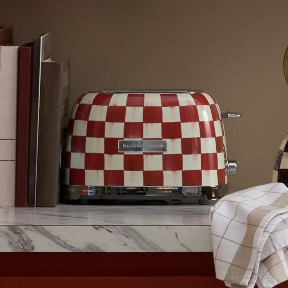 MacKenzie-Childs Cherry Check 2-Slice Toaster | Williams Sonoma