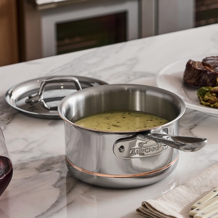 All-Clad Copper Core Saucepans | Williams Sonoma