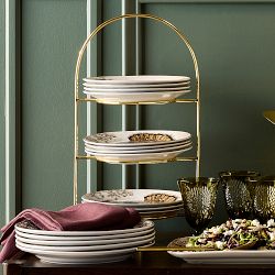 Buffet 3-Tiered Salad Plate Stand