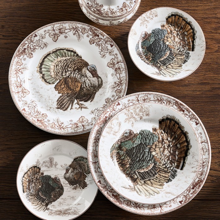 Plymouth Turkey Dinnerware Collection + Place Setting
