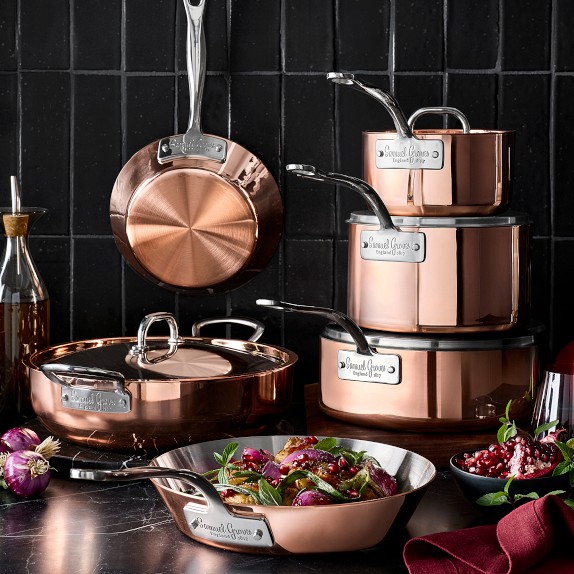 Samuel Groves Copper-Clad 13-Piece Cookware Set | Williams Sonoma