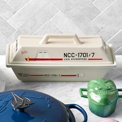 Le Creuset x Star Trek Galileo Shuttlecraft Rectangular Covered Baker, 2.5-Qt
