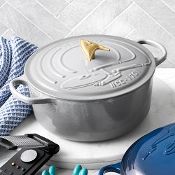Le Creuset x Star Trek Enterprise Signature Enameled Cast Iron Round Dutch Oven, 5.5-Qt