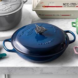 Le Creuset x Star Trek Klingon Signature Enameled Cast Iron Braiser, 3.5-Qt