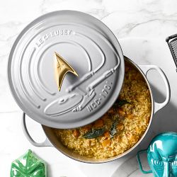 Le Creuset x Star Trek Enterprise Signature Enameled Cast Iron Round Dutch Oven, 5.5-Qt