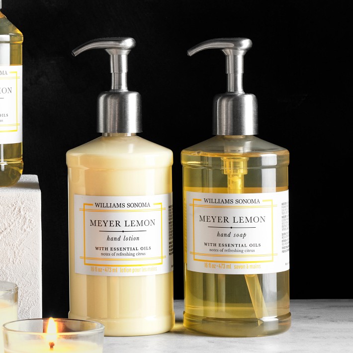 Williams Sonoma Meyer Lemon Hand Soap & Lotion - Deluxe 5-Piece