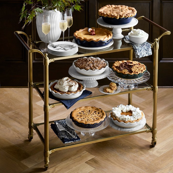 Emile Henry French Ceramic Bonjour Pie & Tart Dish Set | Williams