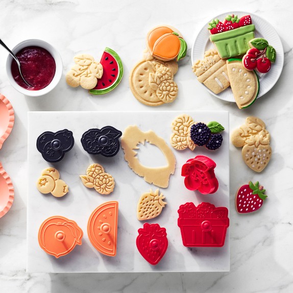 珍品レア☆ブランド「Williams Sonoma」のクッキースタンプセット williams-sonoma-summer-fruit-